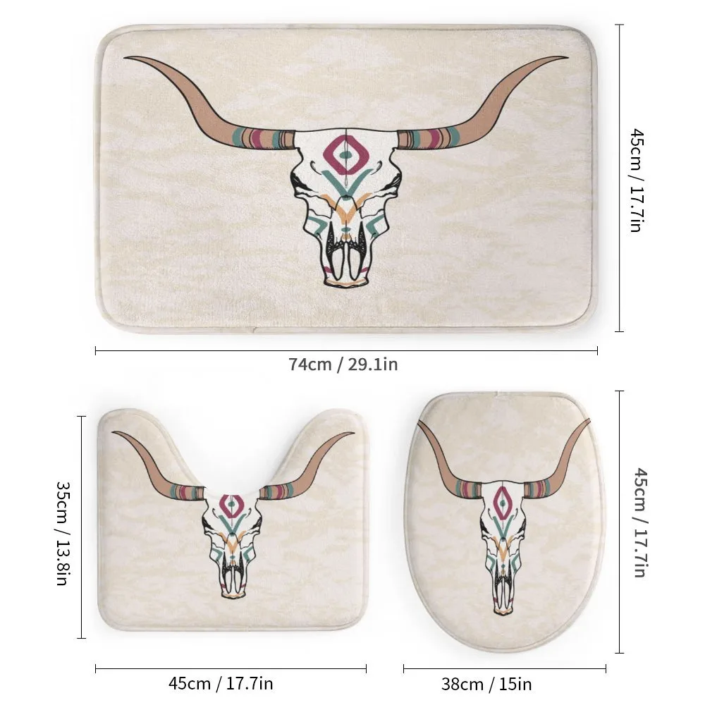 Tribal Bull Skull Folkloric — Detail 1