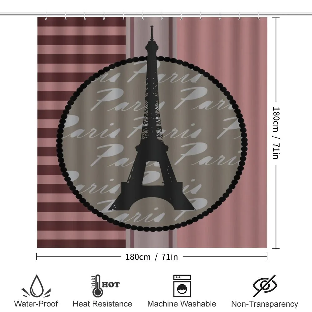 Vintage Eiffel Silhouette — Detail 2