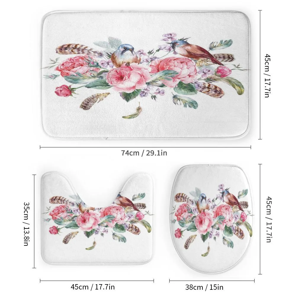 Vintage Roses Birds — Detail 1