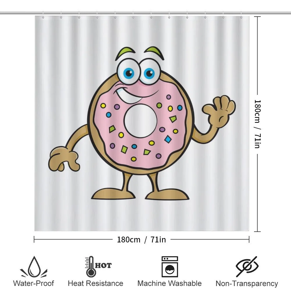 Waving Donut with Sprinkles — Detail 2