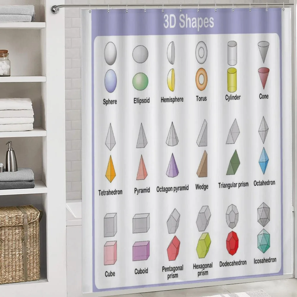 3D Shapes School Theme — Detail 4