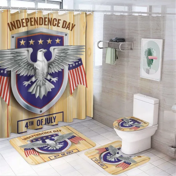 American Bald Eagle on a shower curtain