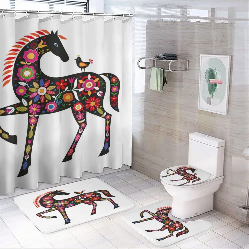 Floral Ornate Horse Bird — Your design