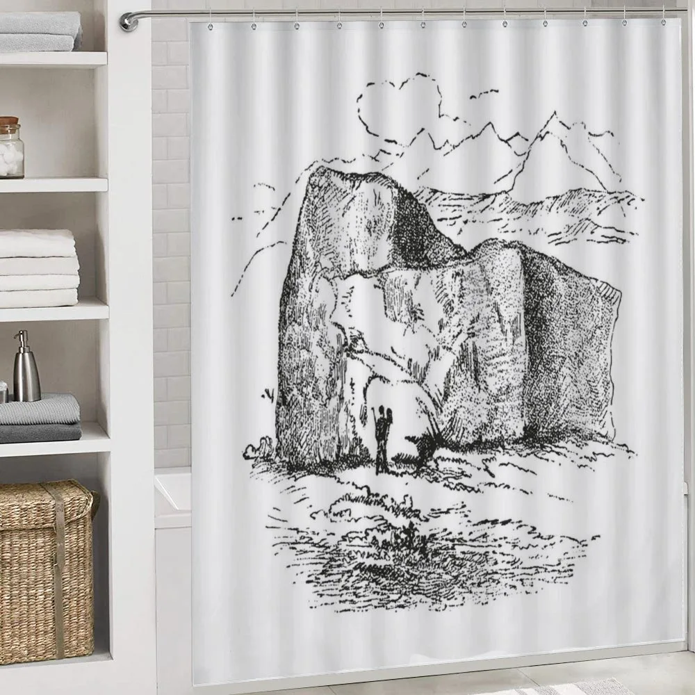 Hand Drawn Mountain Design — Detail 4