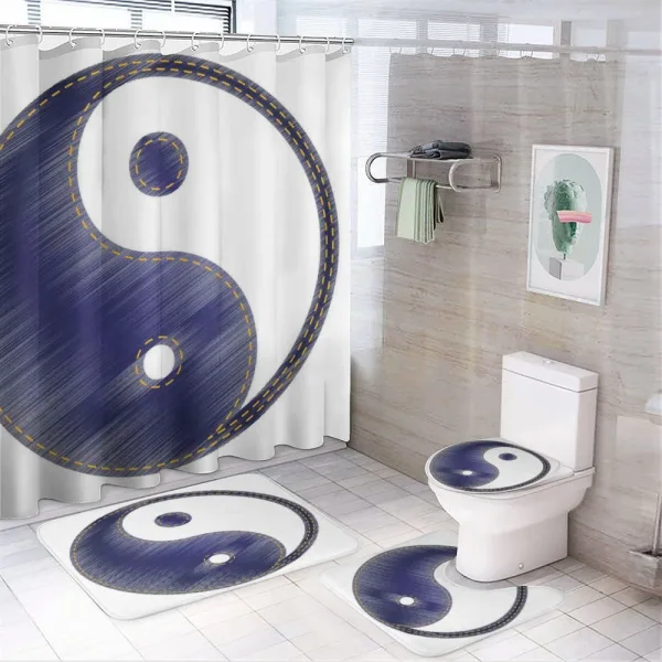 Harmony Theme on a shower curtain