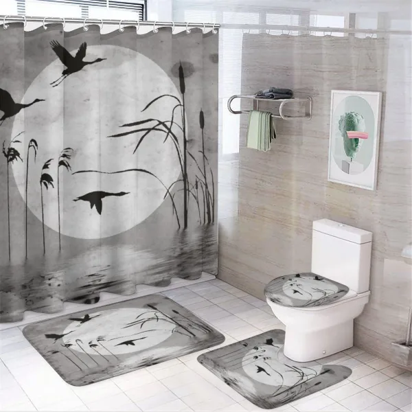 Heron Birds on a shower curtain