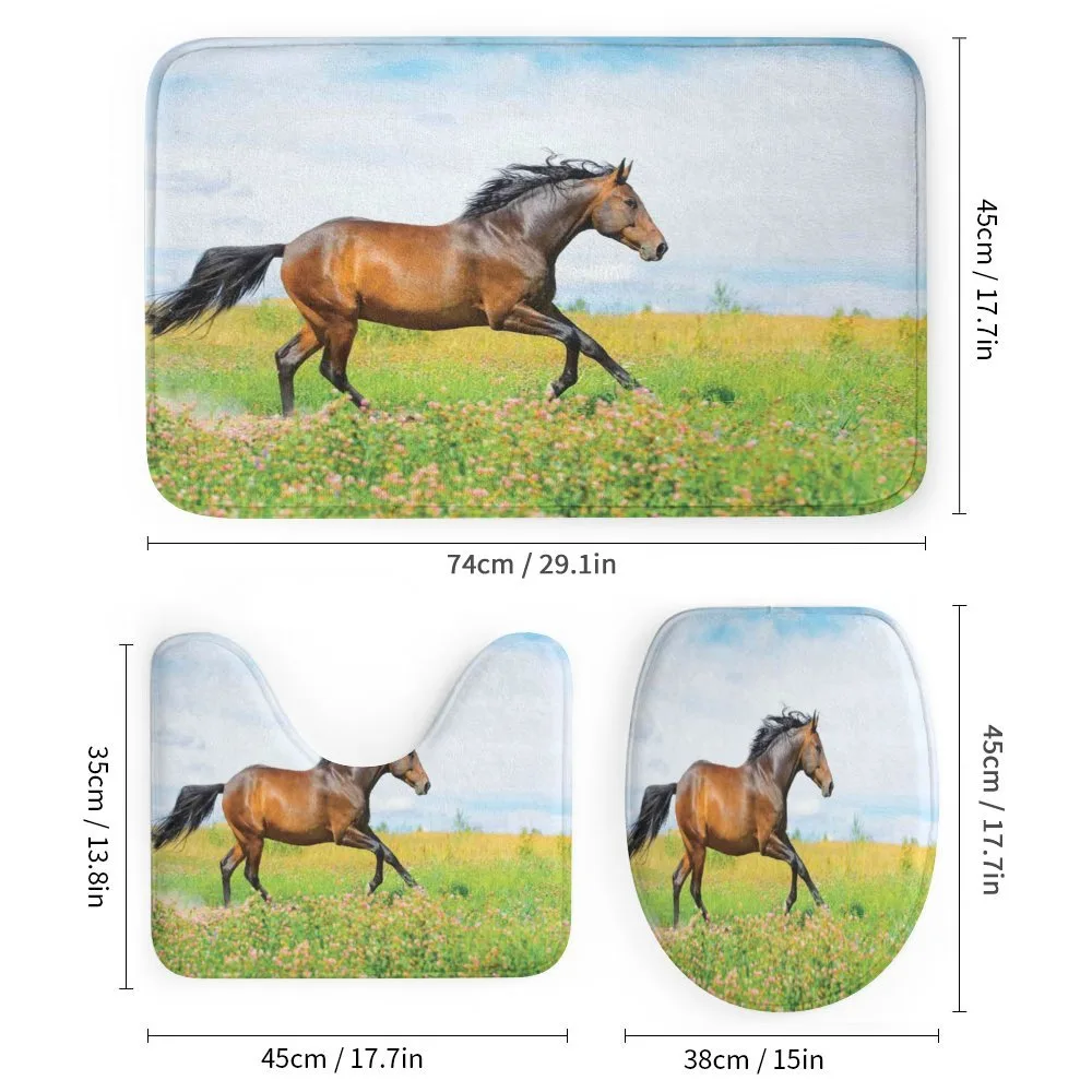 Horse Rural Flowers — Detail 1