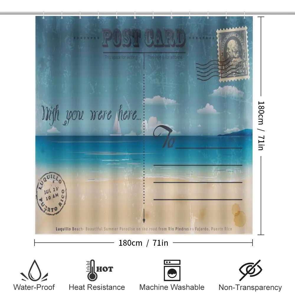 Summer Postcard Stamp — Detail 2