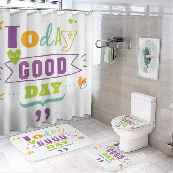 Today is a Day on a shower curtain