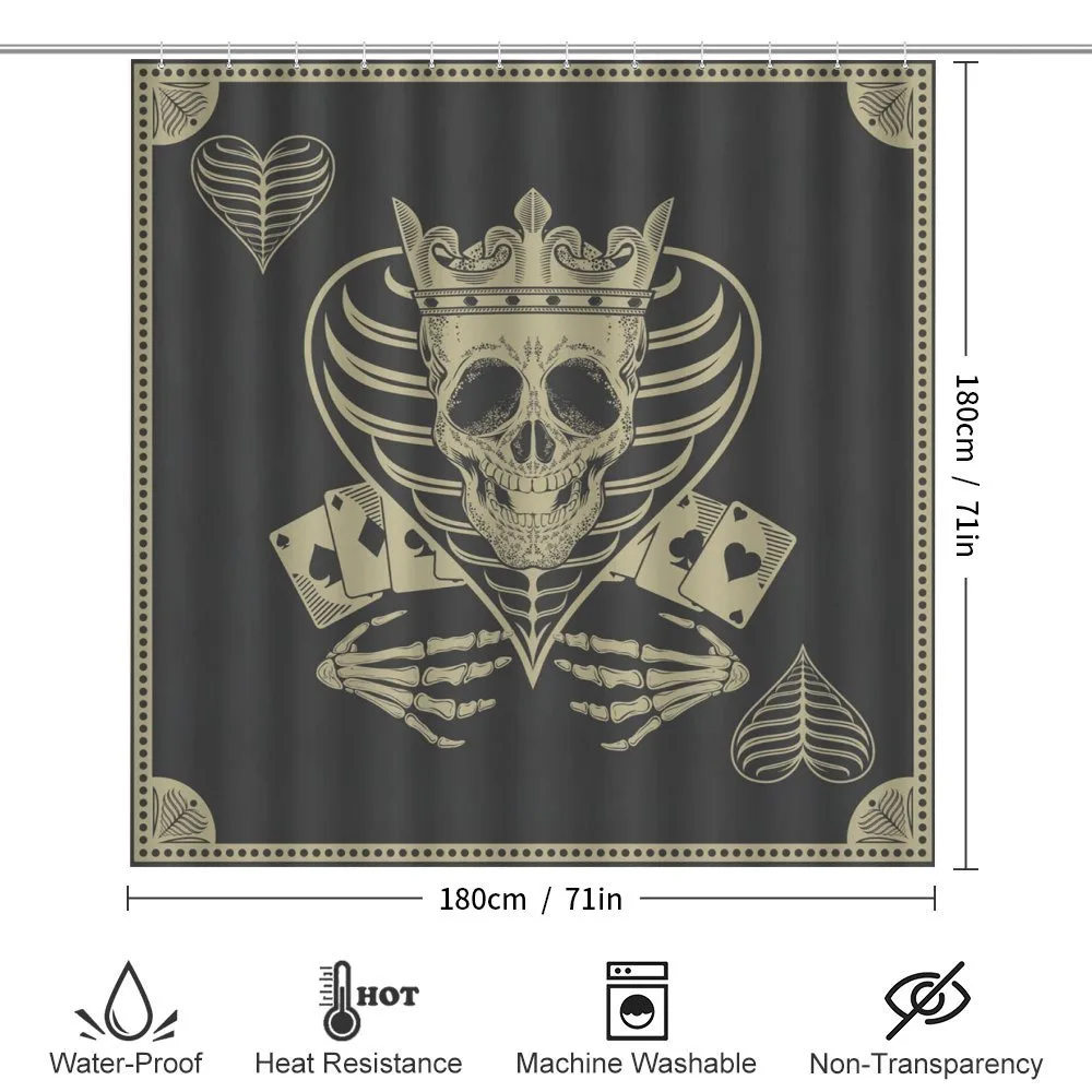 Vector Skull Poker Cards — Detail 2