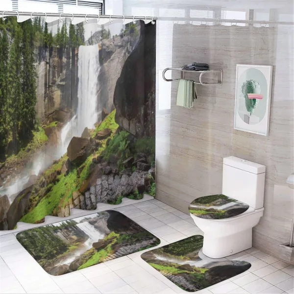 Yosemite National Park on a shower curtain