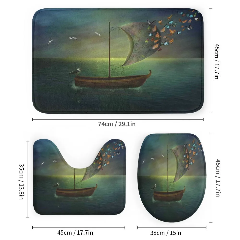 Boat Sailing in a Calm Sea — Detail 1