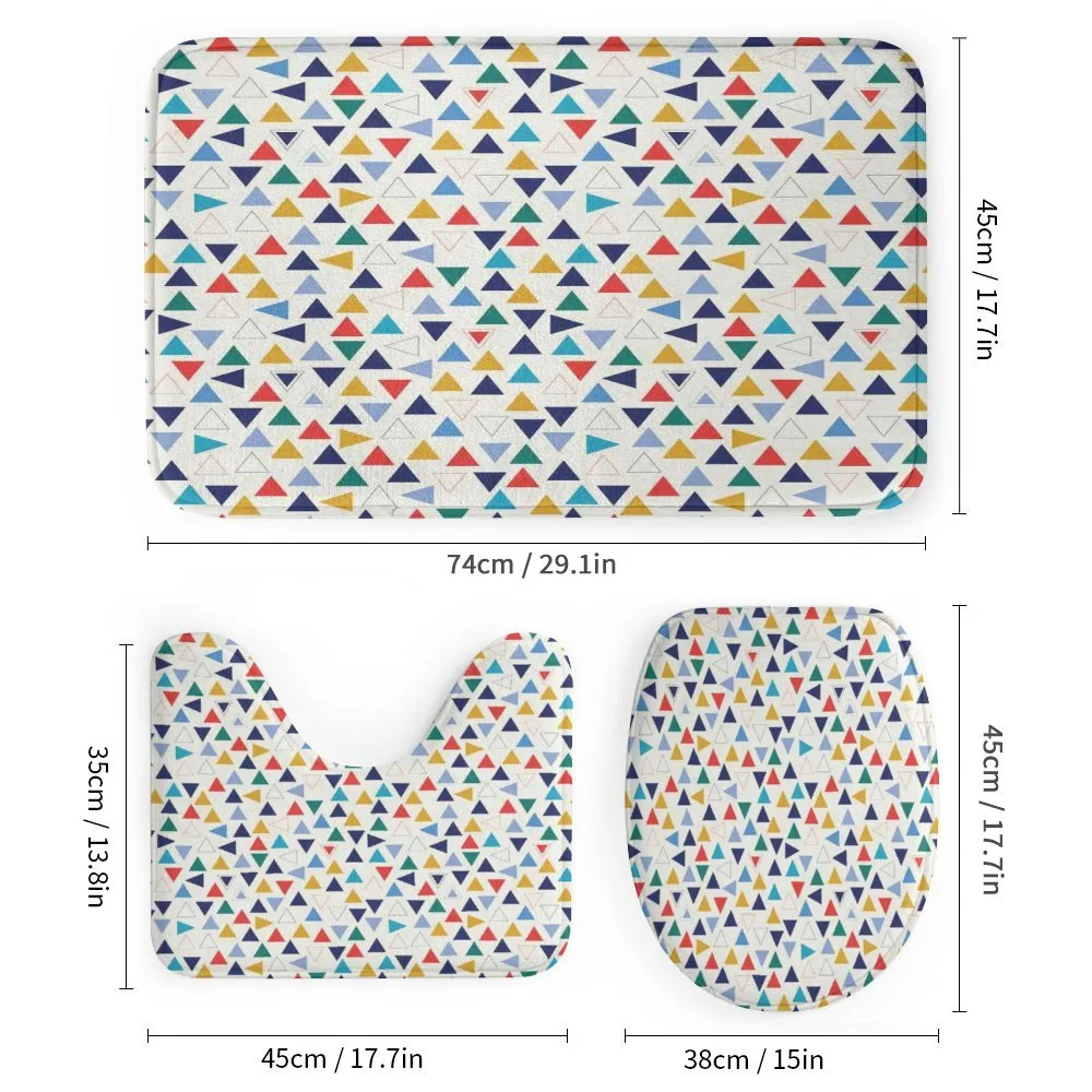 Colorful Simple Triangles — Detail 1