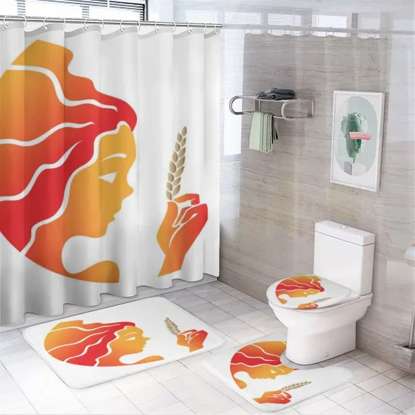 Fantasy Woman Art on a shower curtain