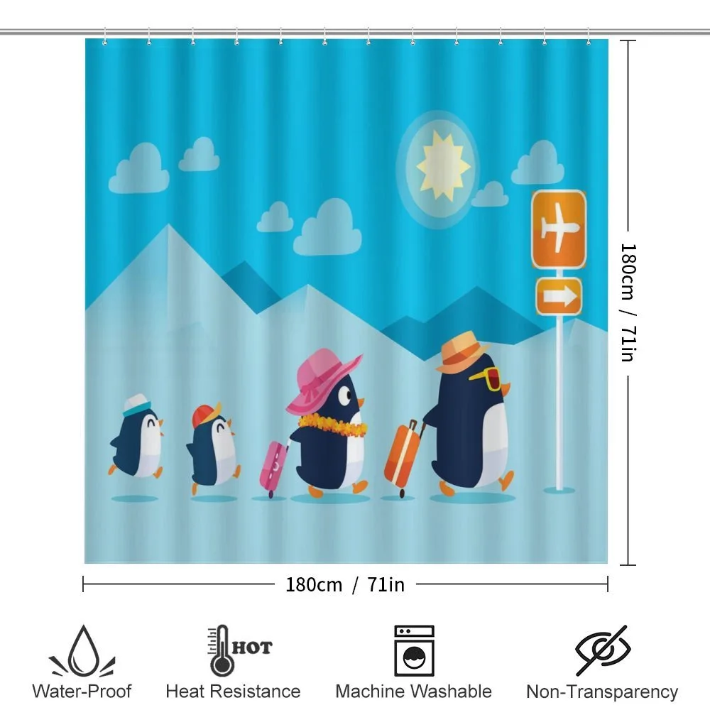 Funny Penguin Family Trip — Detail 2