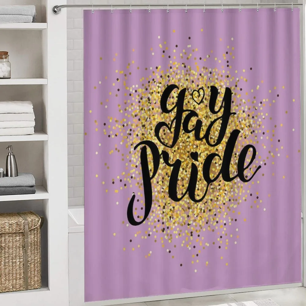 Gay Pride Dots on Lilac — Detail 4