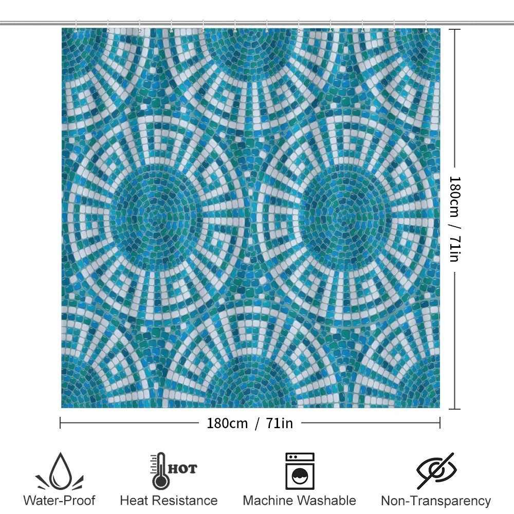 Greek Meander Mosaic Tile — Detail 2