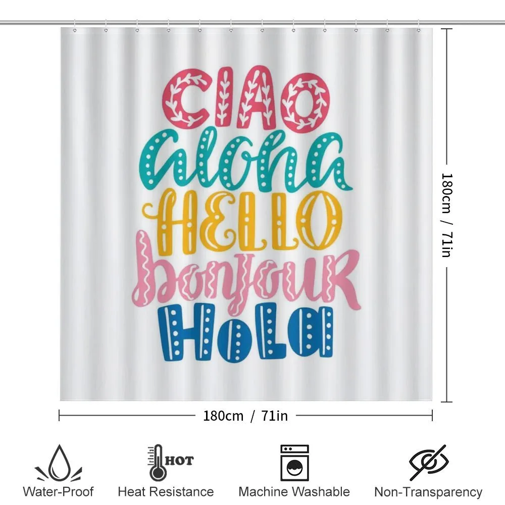 Hello Different Languages — Detail 2