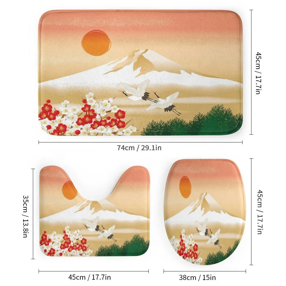 Japanese Landscape and Birds — Detail 1
