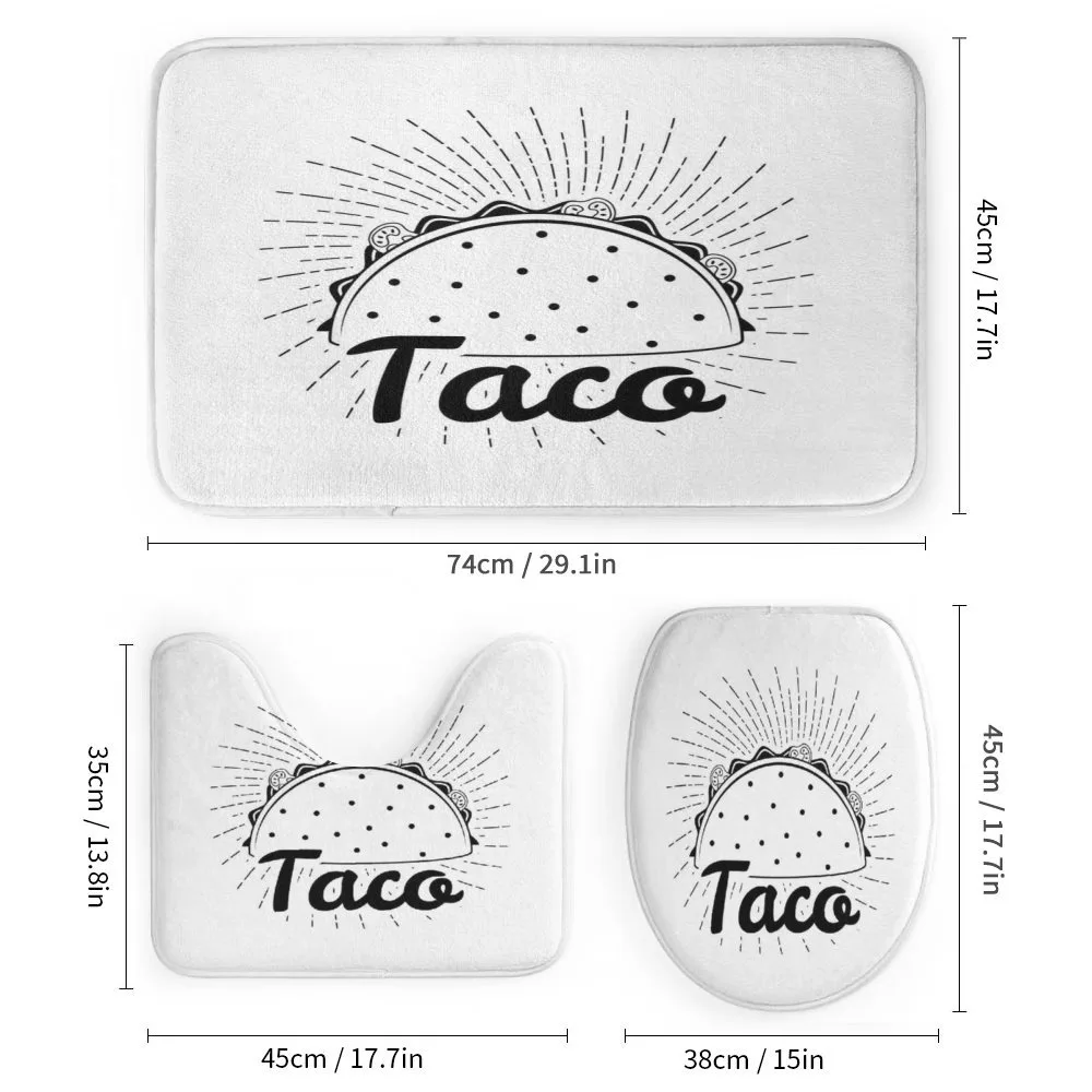 Mexican Taco Typography Art — Detail 1