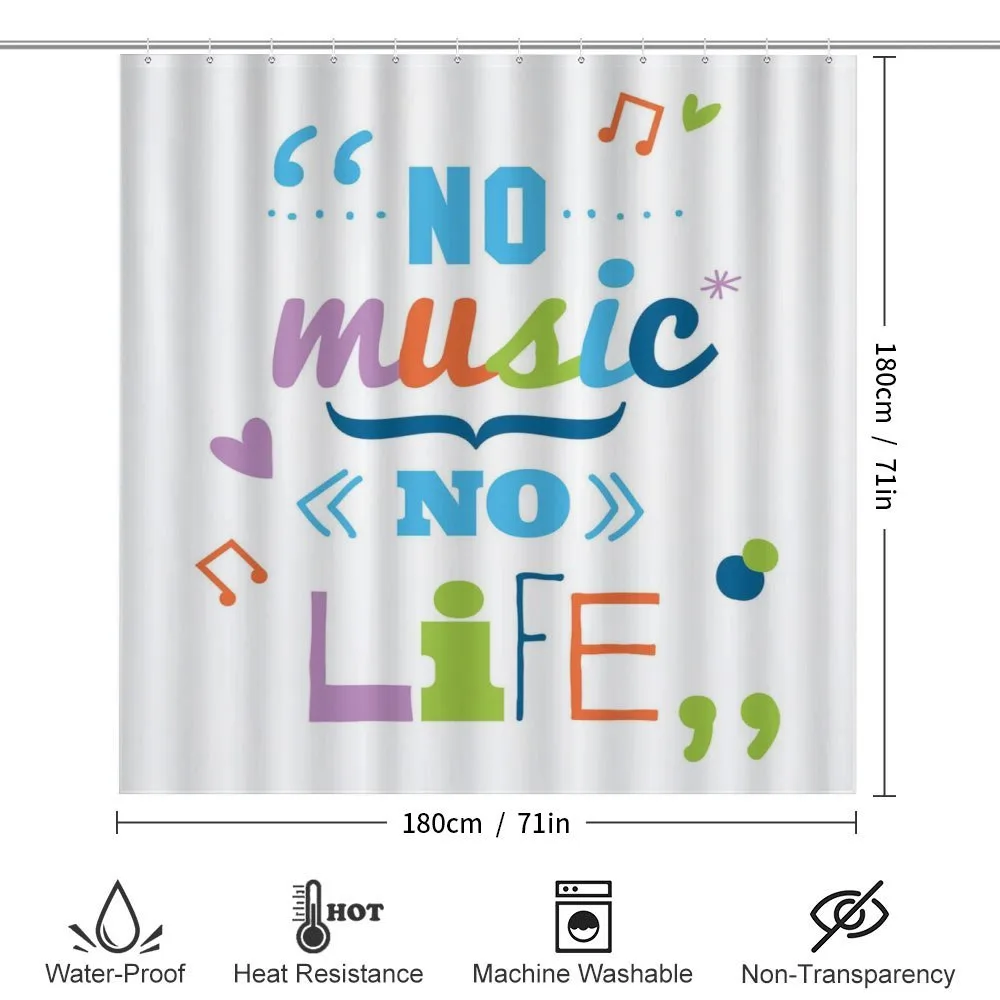 No Music, No Life Slogan — Detail 2