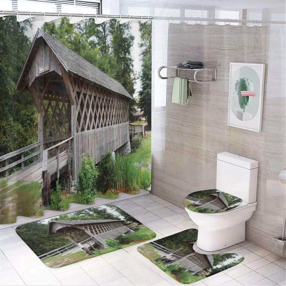 Old Wooden Bridge Print — Your design