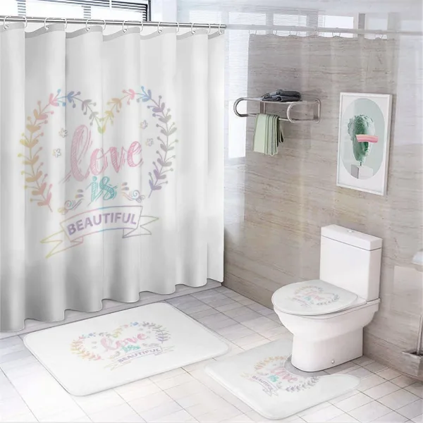 Pastel Dreamy Spring on a shower curtain
