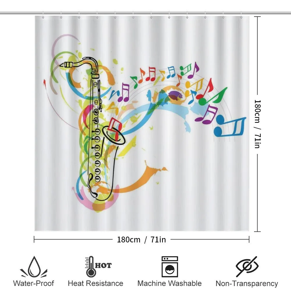 Saxophone Wavy Notes — Detail 2