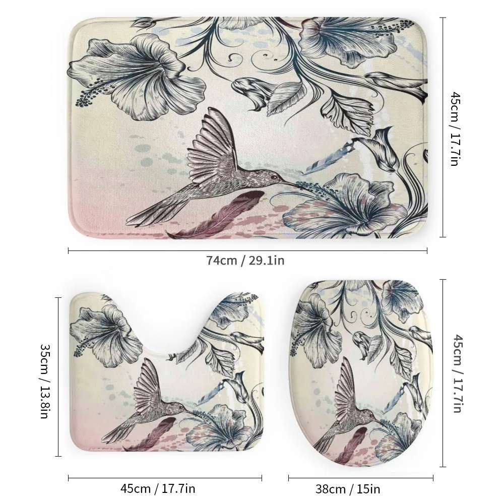 Vintage Birds Flowers — Detail 1
