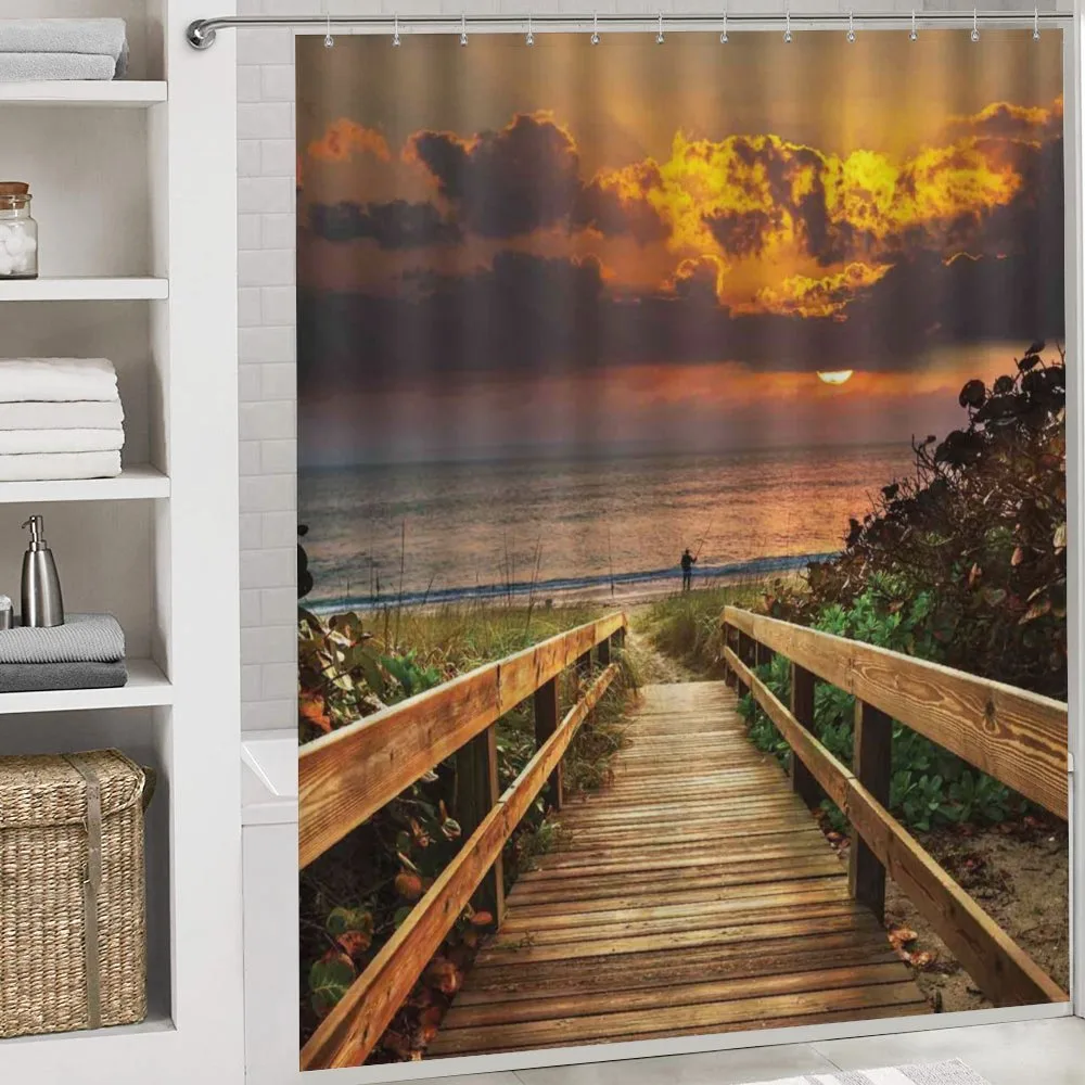 Wooden Pier Sunset Beach — Detail 4