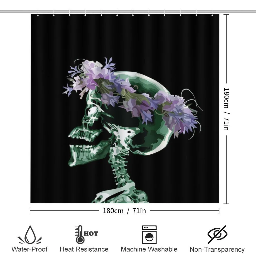 Xray Skeleton with Wreath — Detail 2