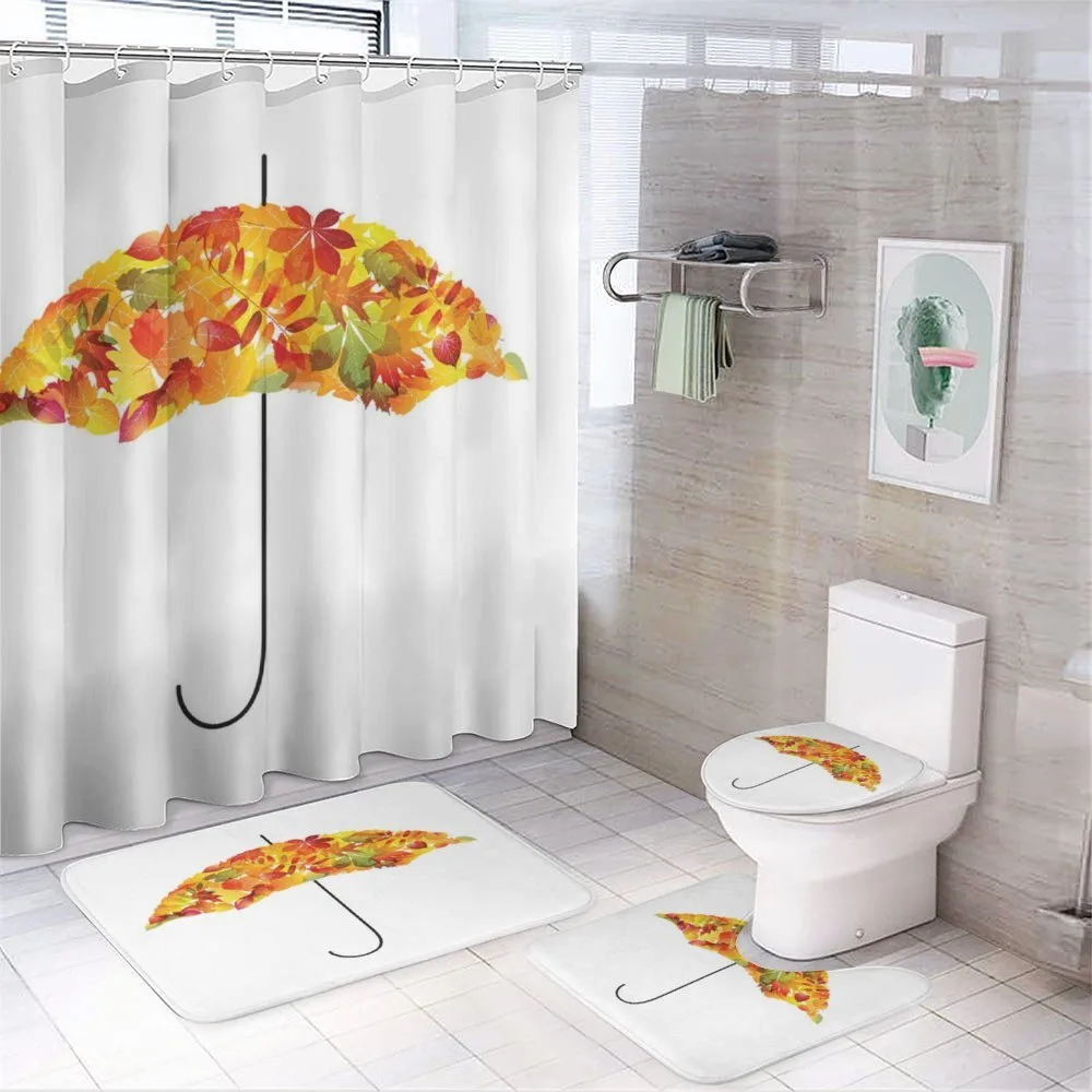 Abstract Umbrella Fall Leaves — Your design