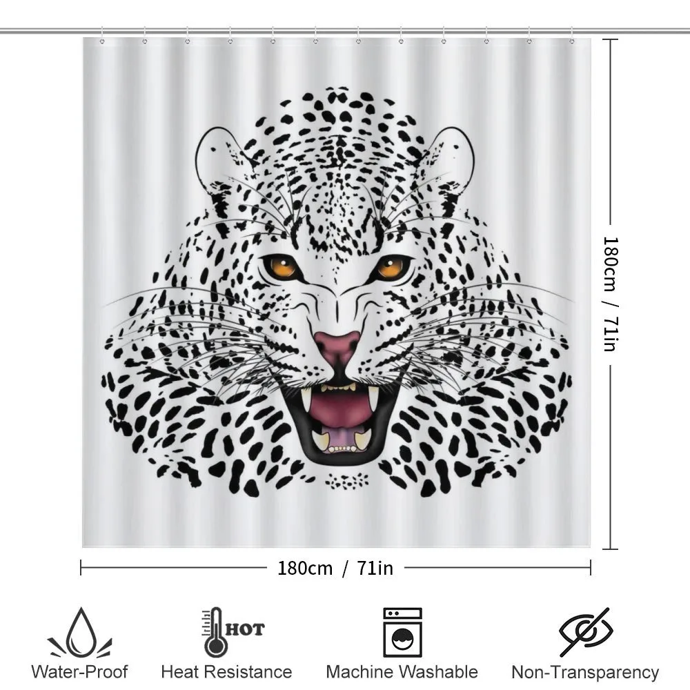 Angry Wild Leopard — Detail 2
