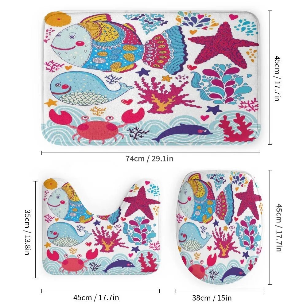 Cartoon Marine Ocean Life — Detail 1