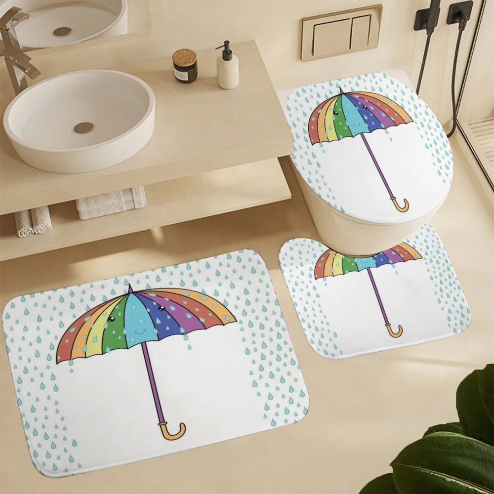 Cartoon Umbrella Rainfall — Detail 5