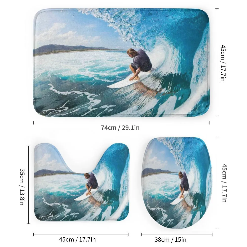 Coastal Surfing on Waves — Detail 1