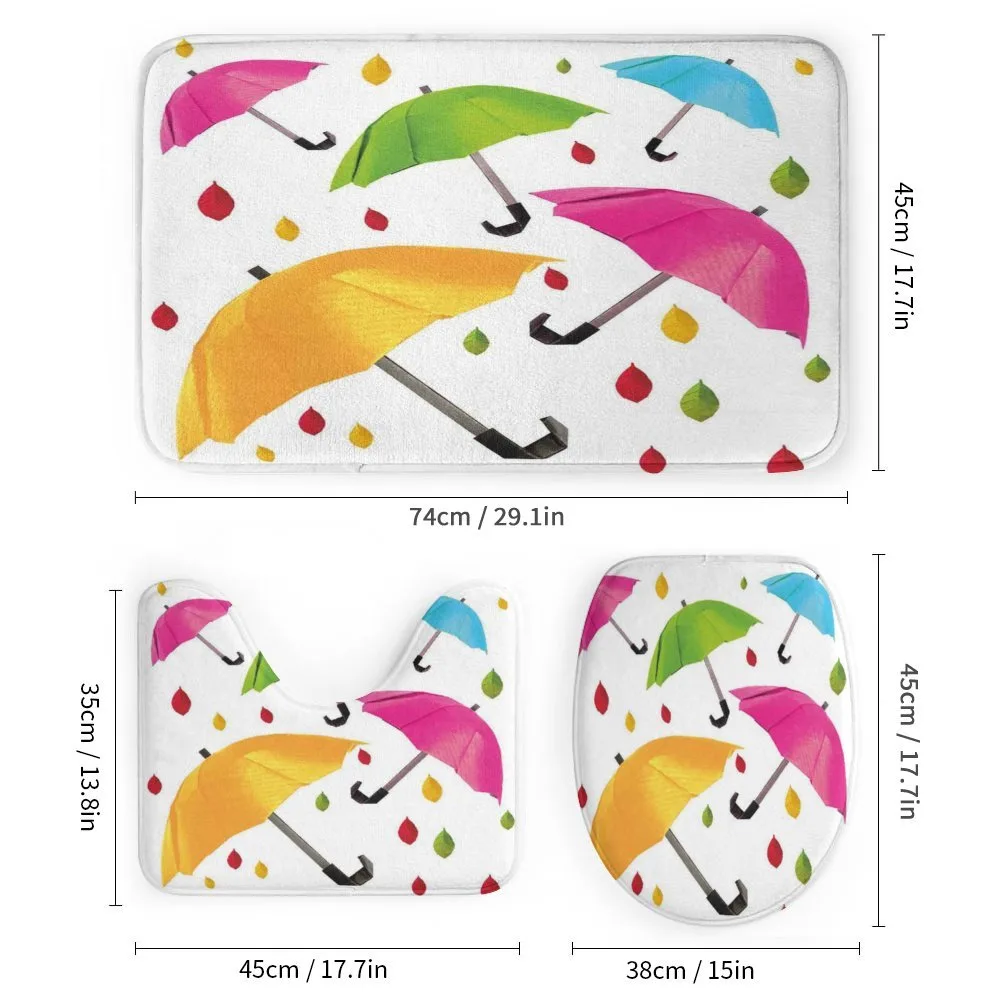 Colorful Umbrellas Leaf — Detail 1