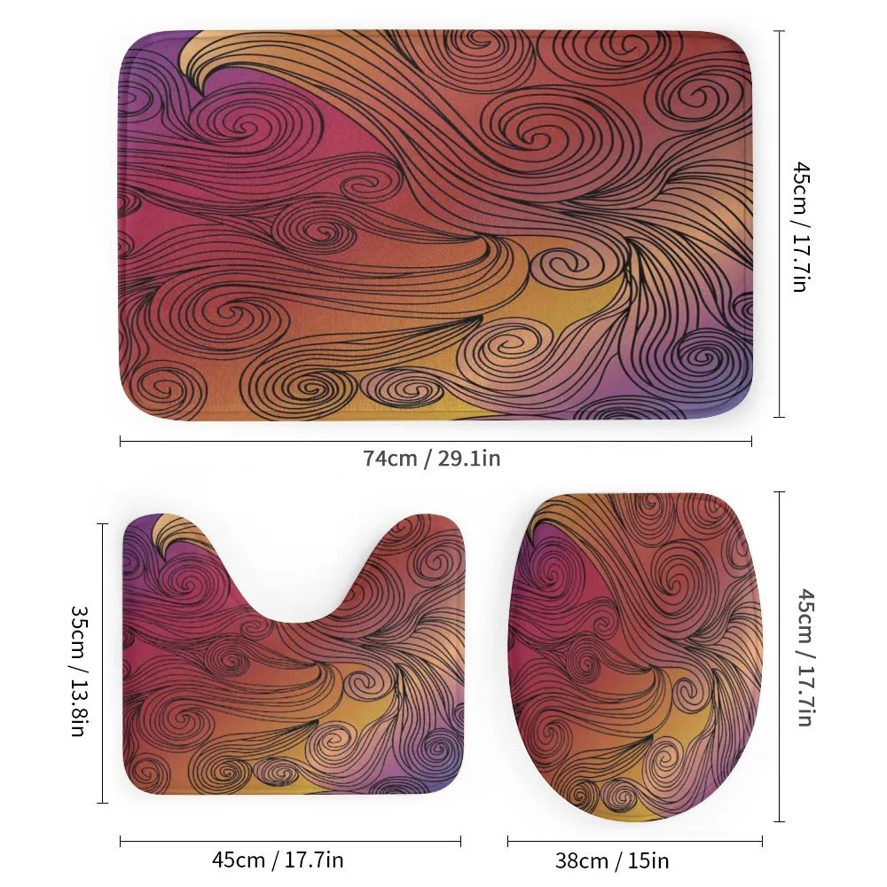 Doodle Waves with Stripes — Detail 1