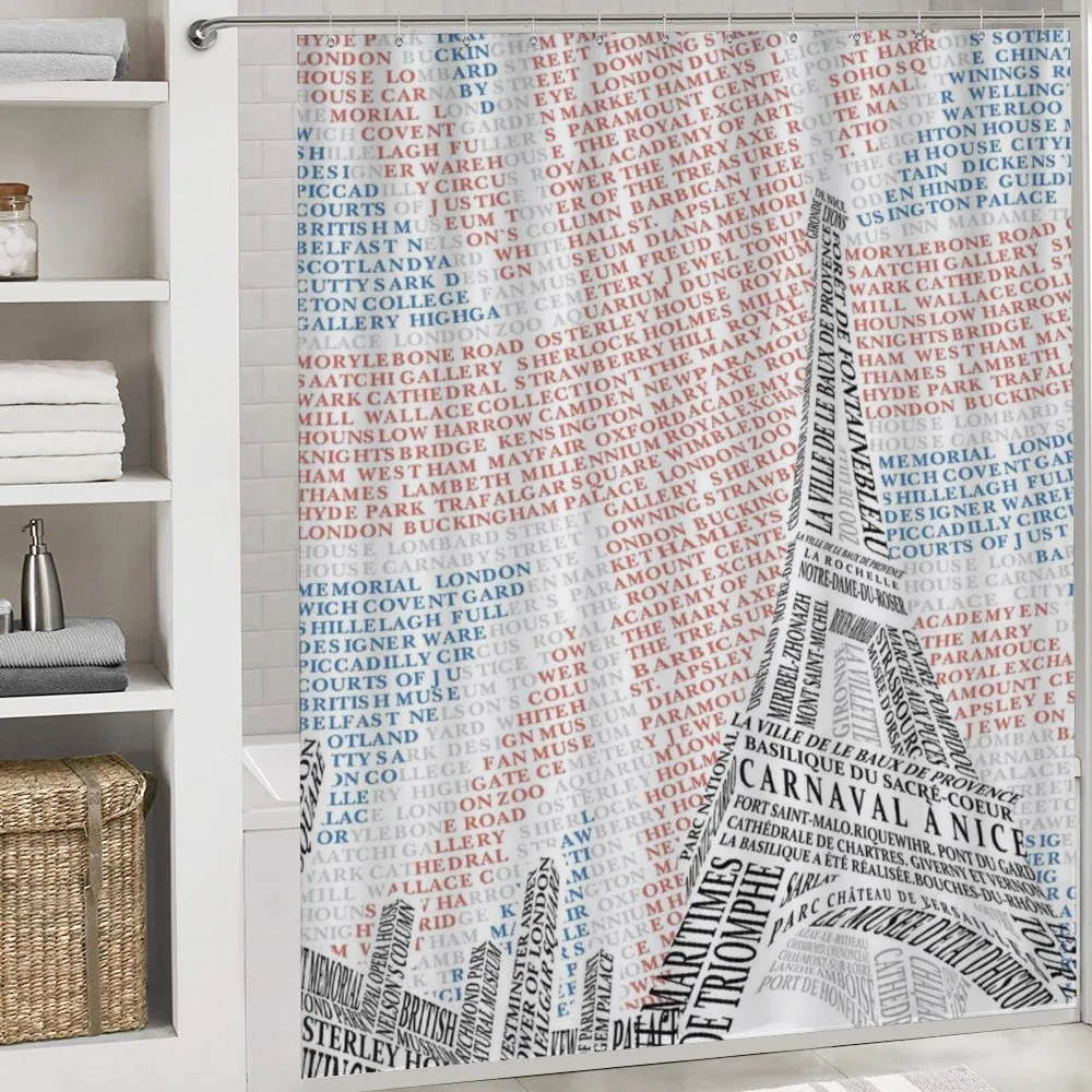 Eiffel Tower on Union Jack — Detail 4