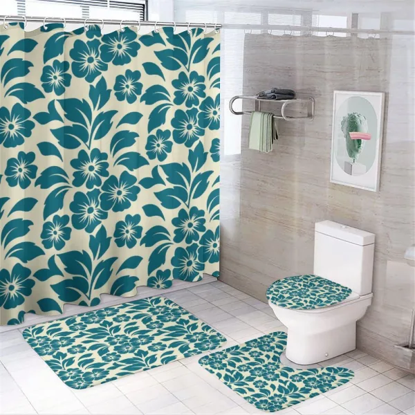 Flower Bloom Spring on a shower curtain
