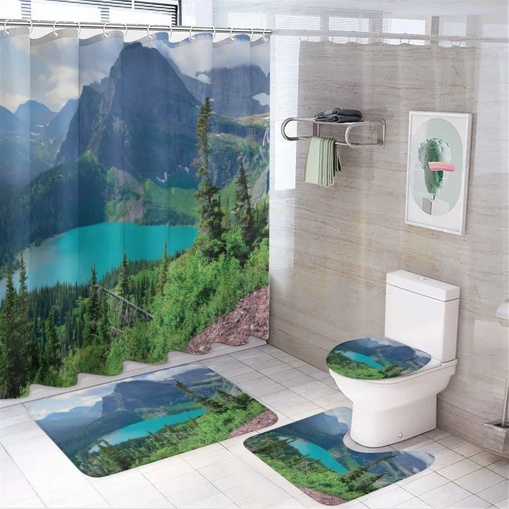 Grinnell Lake and Mountains — Your design