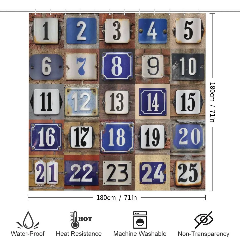 House Numbers Collage — Detail 2