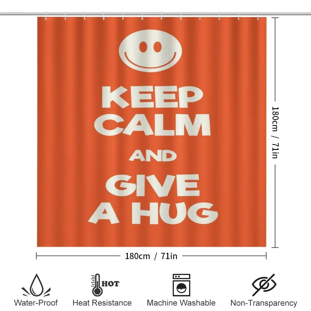 Keep Calm and Give a Hug Smile — Detail 2