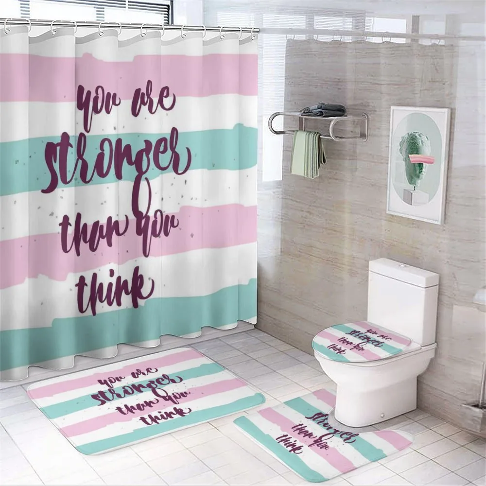Watercolor Stripes Typography — Your design