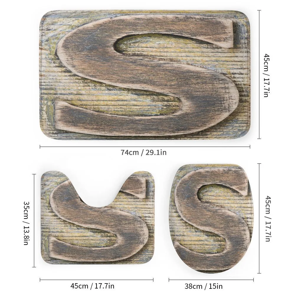 Wooden Block S Font — Detail 1