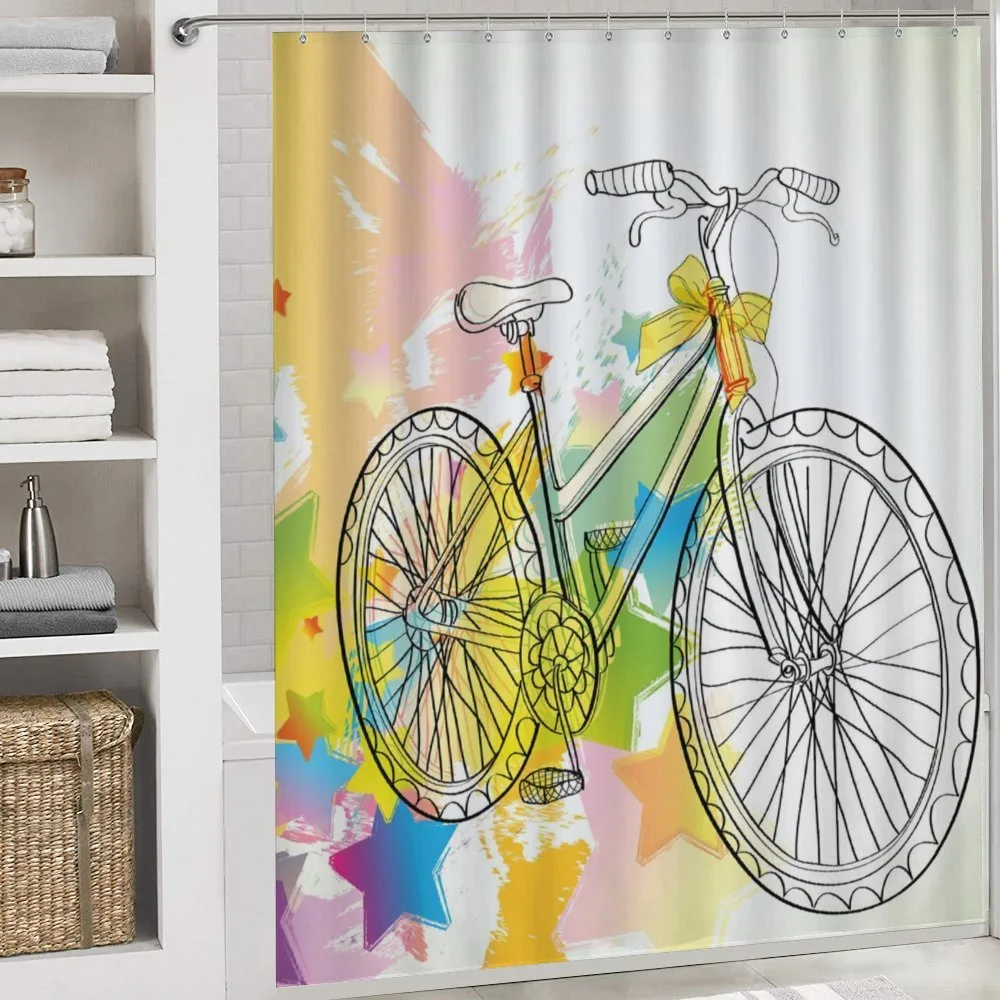 Abtract Colorful Bike — Detail 4
