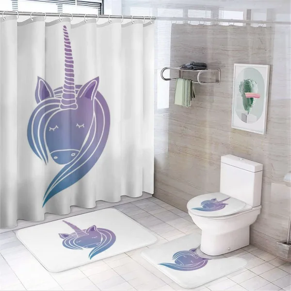 Animal Doodle on a shower curtain