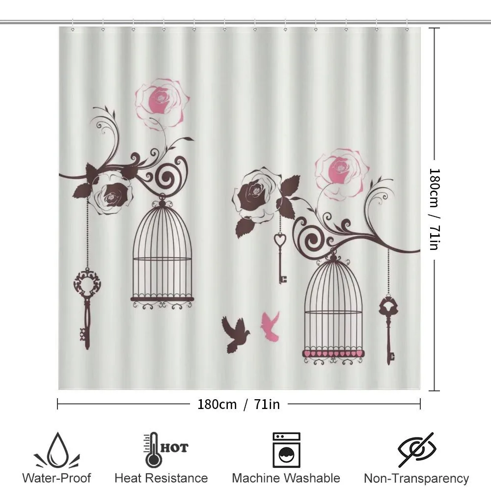 Bird Cages Keys Doves — Detail 2