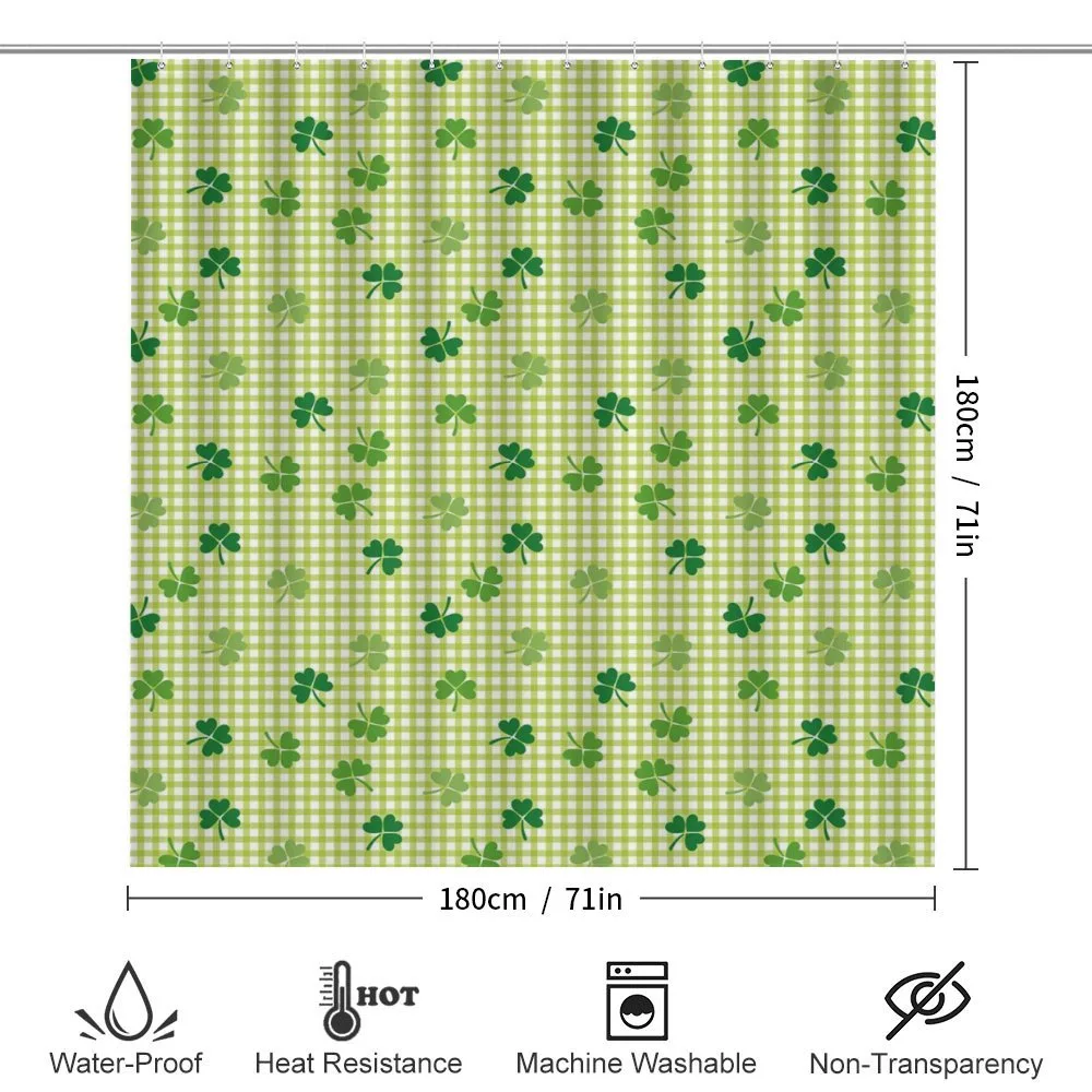 Checkered Retro Shamrocks — Detail 2