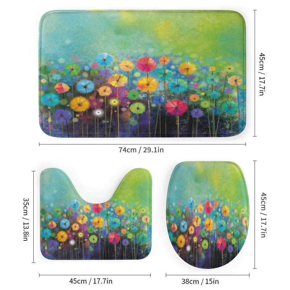 Colorful Dandelions — Detail 1
